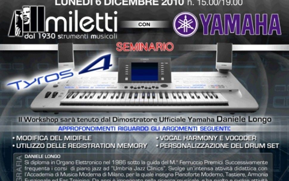 demotour Miletti con Yamaha